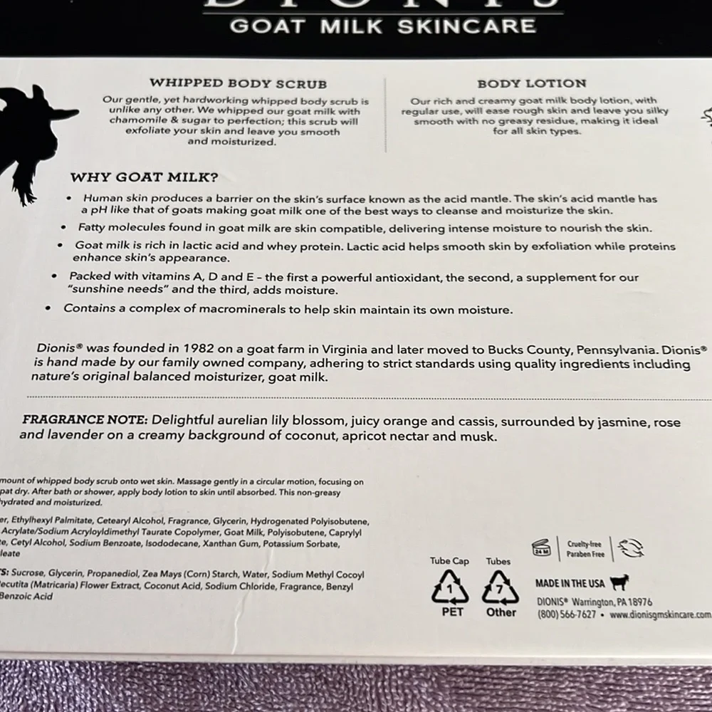 🐐 Goat Milk Bath & Body set